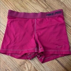 Nike Pro Women's Athletic Shorts in Vibrant Pink
